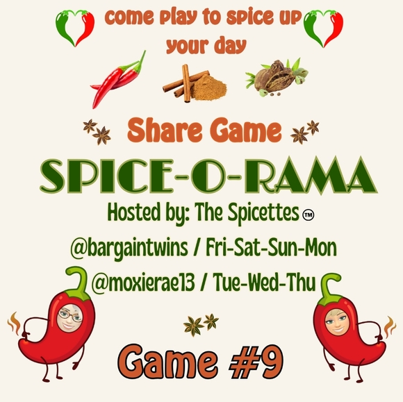 GAME #9๐ถ๏ธ STARTS 3/3 ๐ถ๏ธ LIKE, TAG, SHARE๐ถ๏ธ๐ถ๏ธ KEEP IT SPICY AT SPICE-O-RAMA - Picture 2 of 11